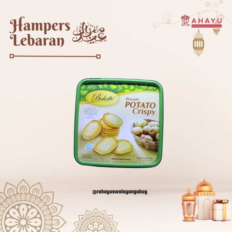 

BISKOTTO BOX PLASTIK POTATO 400 GR