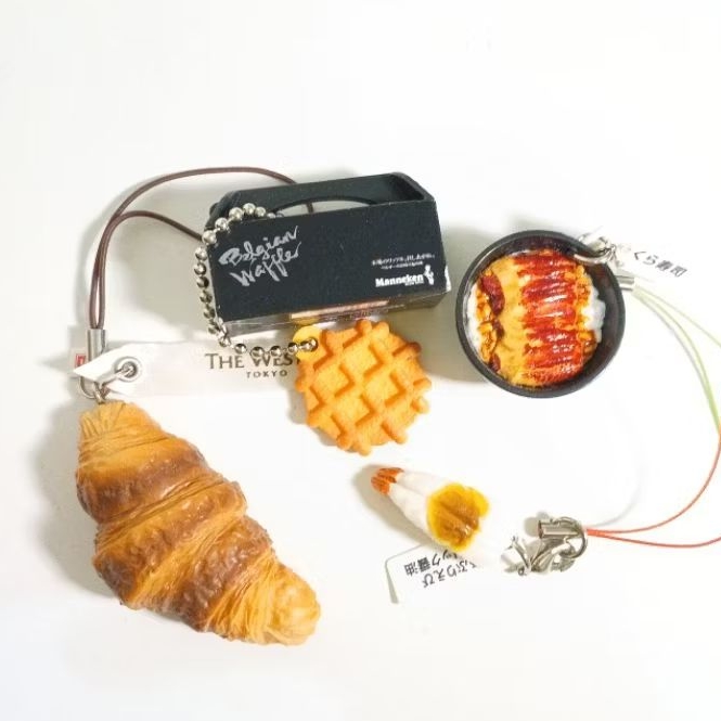 japanese trinkets gotochi keychain lipton food gacha strap sushi