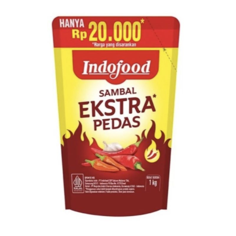 

Sambal Indofood Extra Pedas 1kg