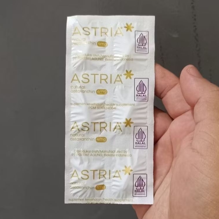ASTRIA 4 MG STRIP 6 KAPSUL