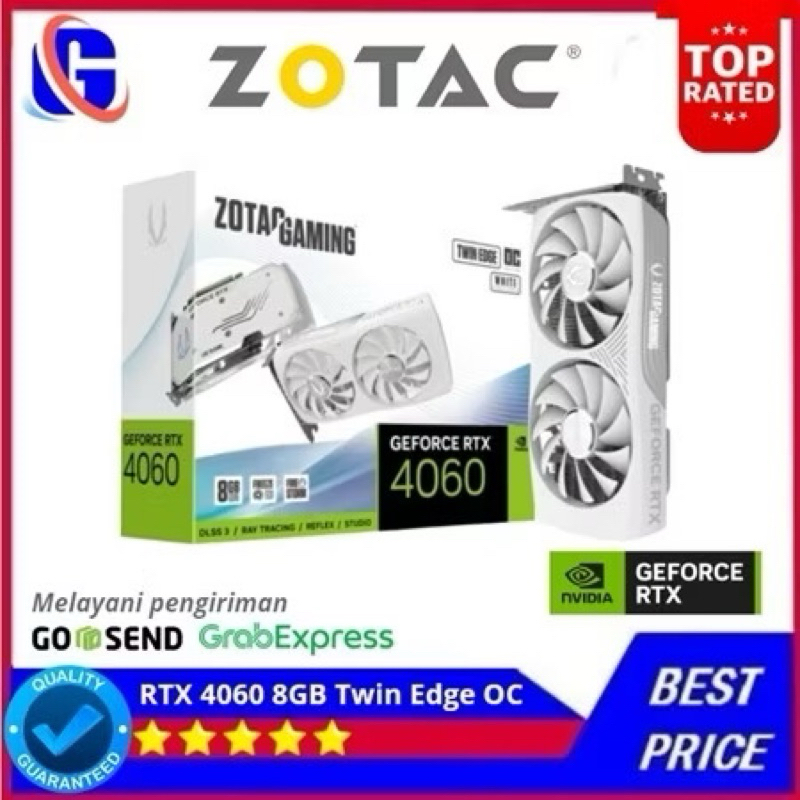VGA ZOTAC RTX 4060 8GB Twin Edge ZOTAC Gaming RTX 4060 GDDR6 oc white