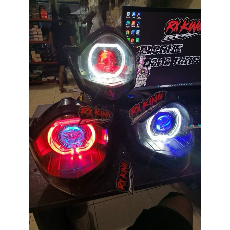 REFLEKTOR LAMPU DEPAN LED VIXION OLD 2010-2012 BILED LED