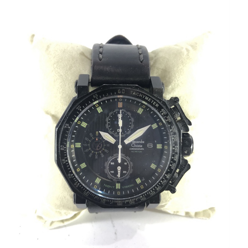 alexandre christie chronograph caliber YM92 good