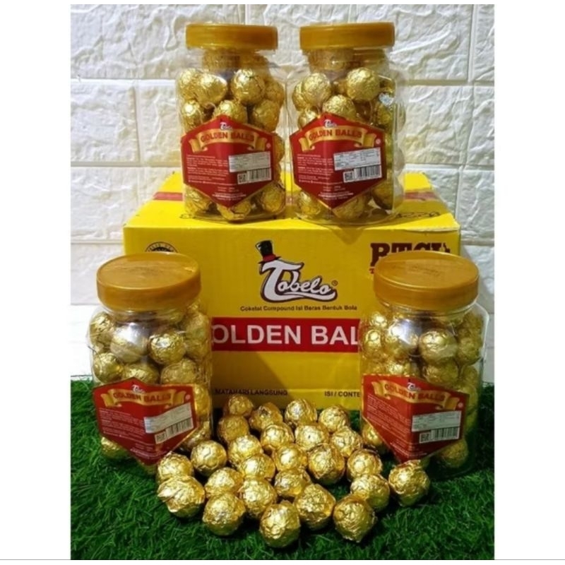 

Snack Cemilan Tobelo Golden Balls Coklat Biscuit Hampers Parcel