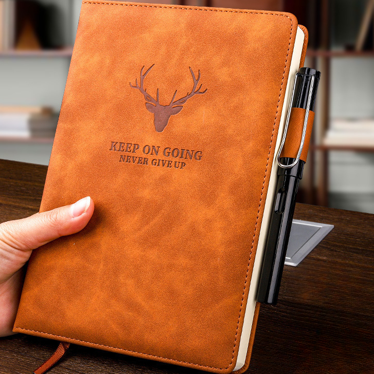 

Buku Catatan Agenda Planner Notebook Cover Kulit Sintetis