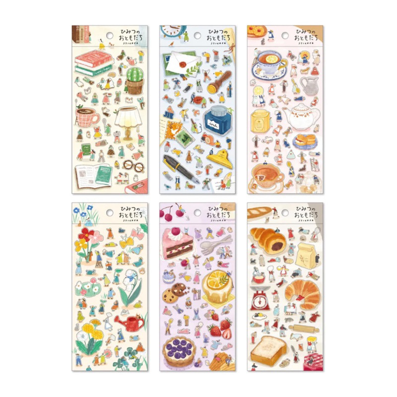 

Mindwave Secret Friends Sticker Flake Die Cut Stiker Mind Wave Dekorasi Journal Decor Stickers Limited Edition