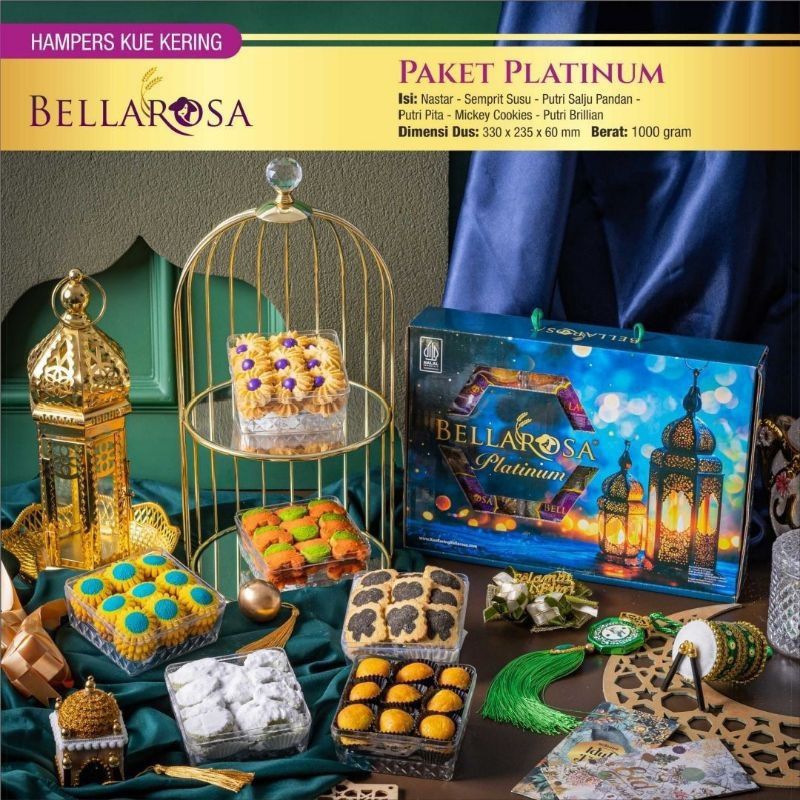 

Bellarosa Platinum Isi 6 / Paket Kue Kering Lebaran / Hampers Idul Fitri / Parcel Ramadhan / Ibadah Puasa