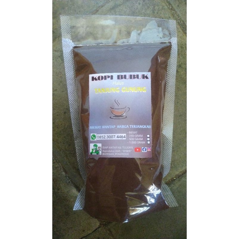 

Kopi Bubuk Tanjung Gunung 250gram