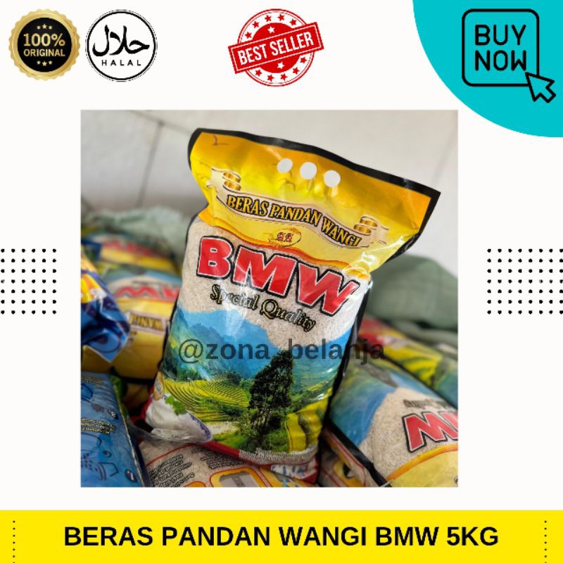 

Beras pandan wangi BMW 5 Kg / Beras medium / Kebutuhan Pokok