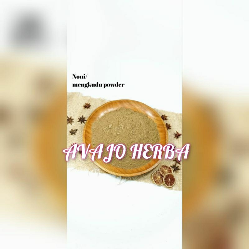 

BUBUK POWDER NONI MENGKUDU PACE 250 GRAM