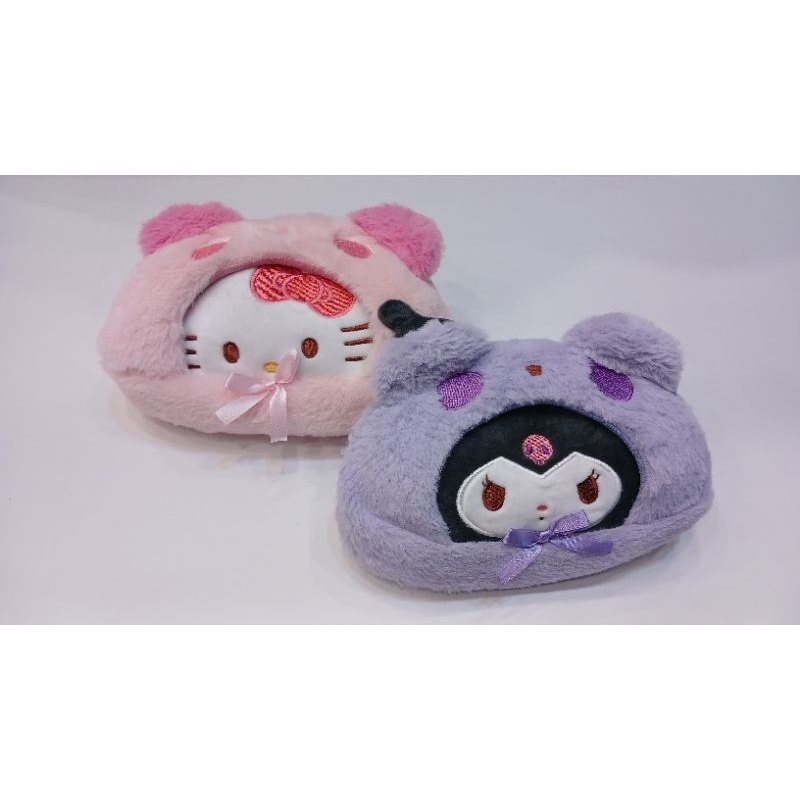 

Tempat Pensil Anak Cewek Kuromi Cinamoroll Melody Pencil Case Bahan Kain Bulu