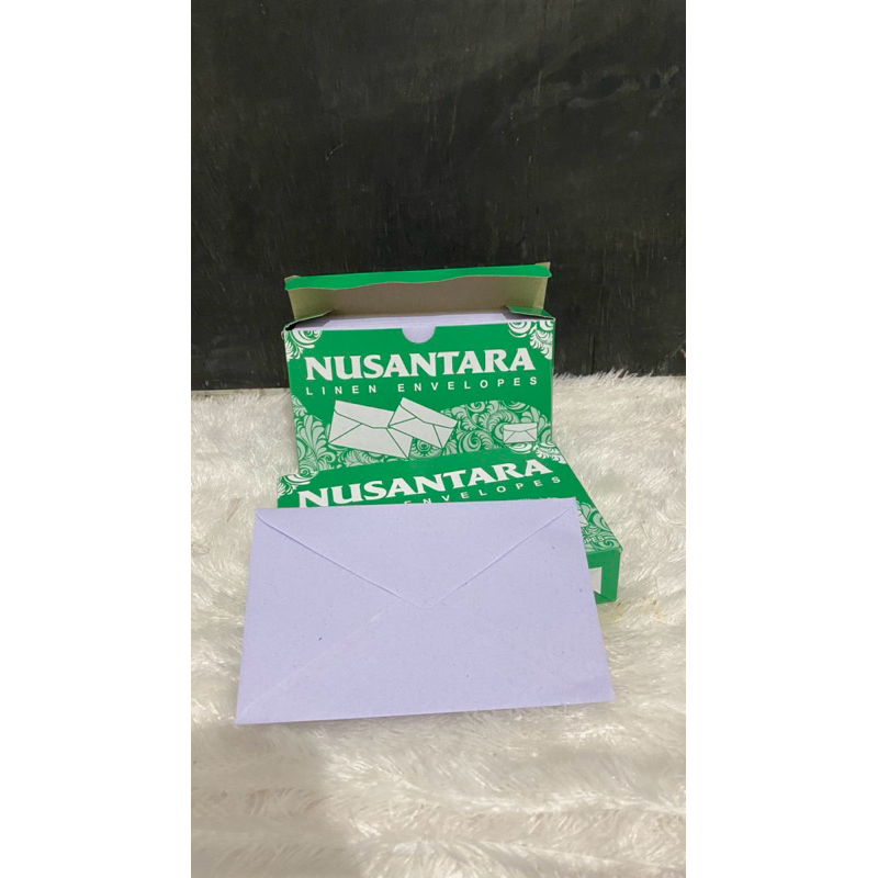 

AMPLOP Merk NUSANTARA Kertas Putih bersih ukuran 15x9cm Persegi panjang