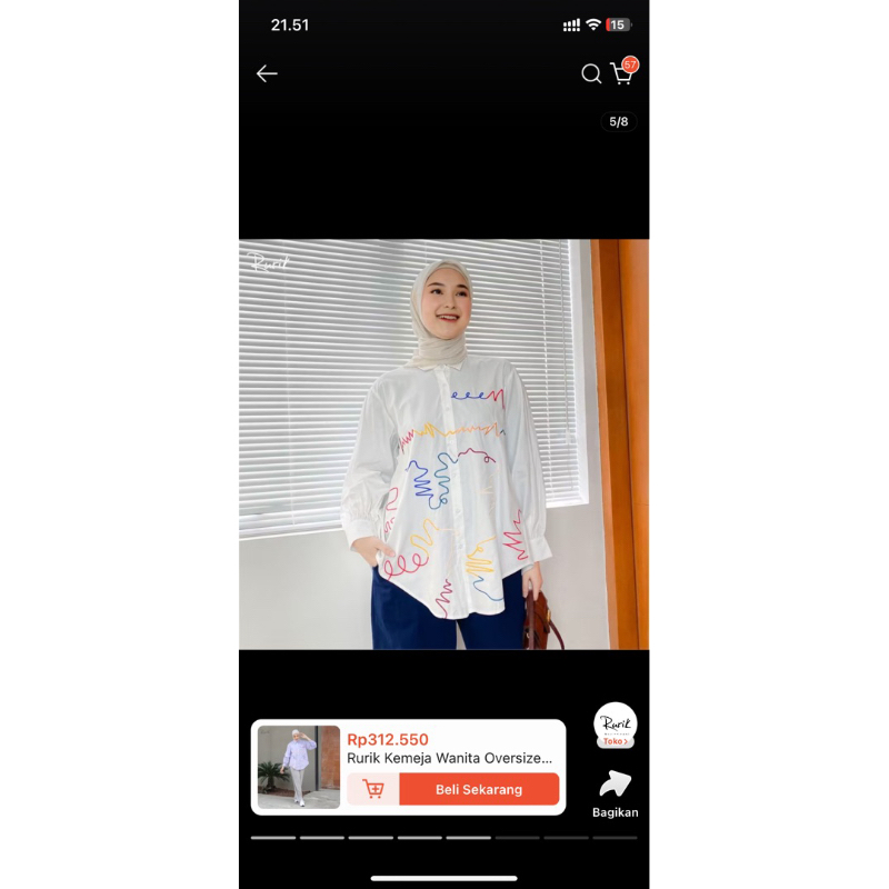 Rurik Kemeja Doodle Embroidery