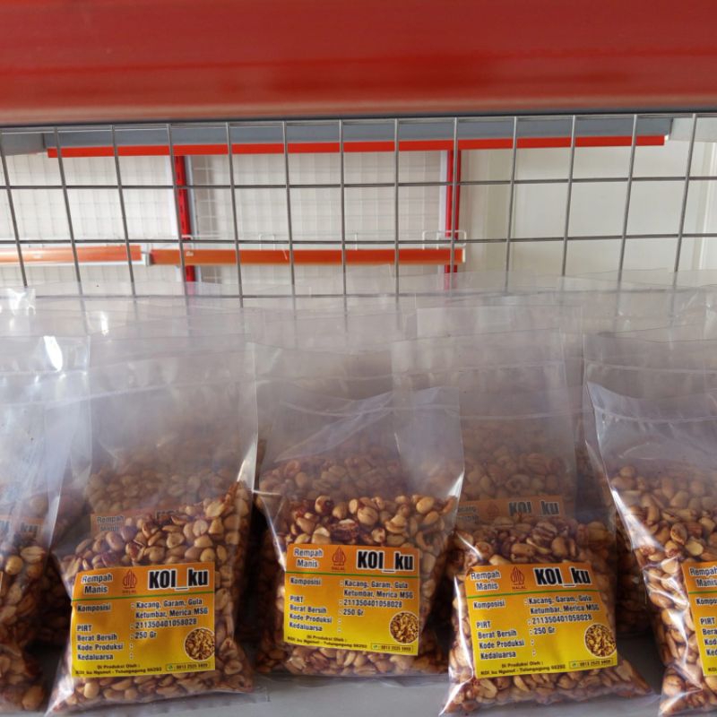 

Kacang rempah manis 1kg (kemasan seperempat kg)