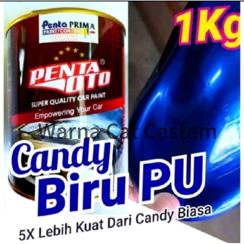 Cat Candytone Candy Blue PC 052 PU Penta Oto Candy Biru