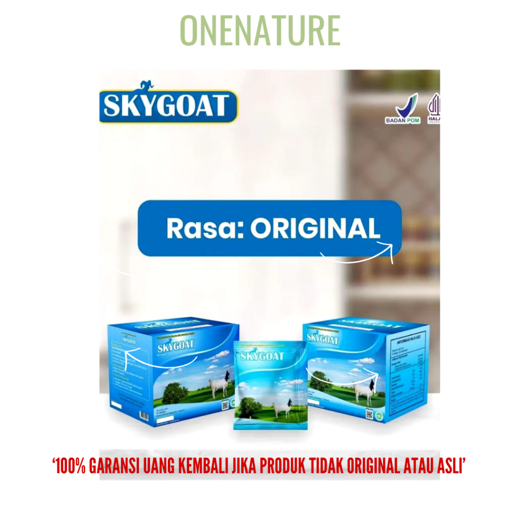 

Paket 2 Box Skygoat Susu Kambing Etawa Full Cream | Susu Kambing Skygoat Original Isi 10 Sachet