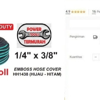 

Selang Las Double WIPRO HH1438 LPG Blander Blender Twin Welding Hose