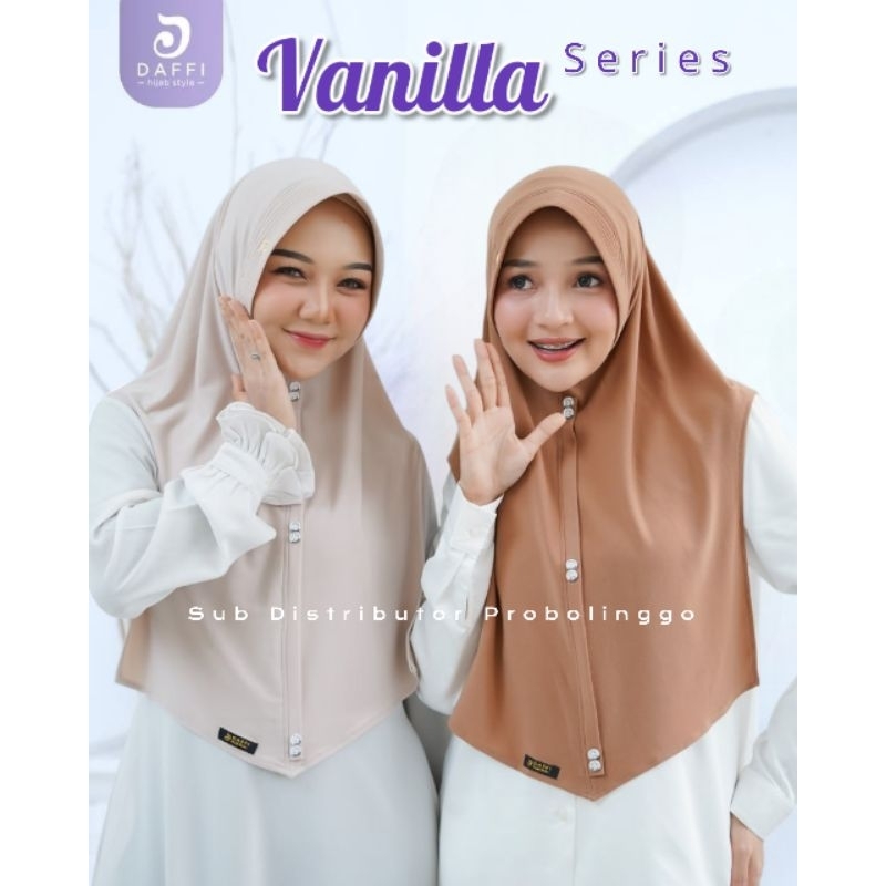DAFFI HIJAB - BERGO VANILLA TERBARU JERSEY PREMIUM