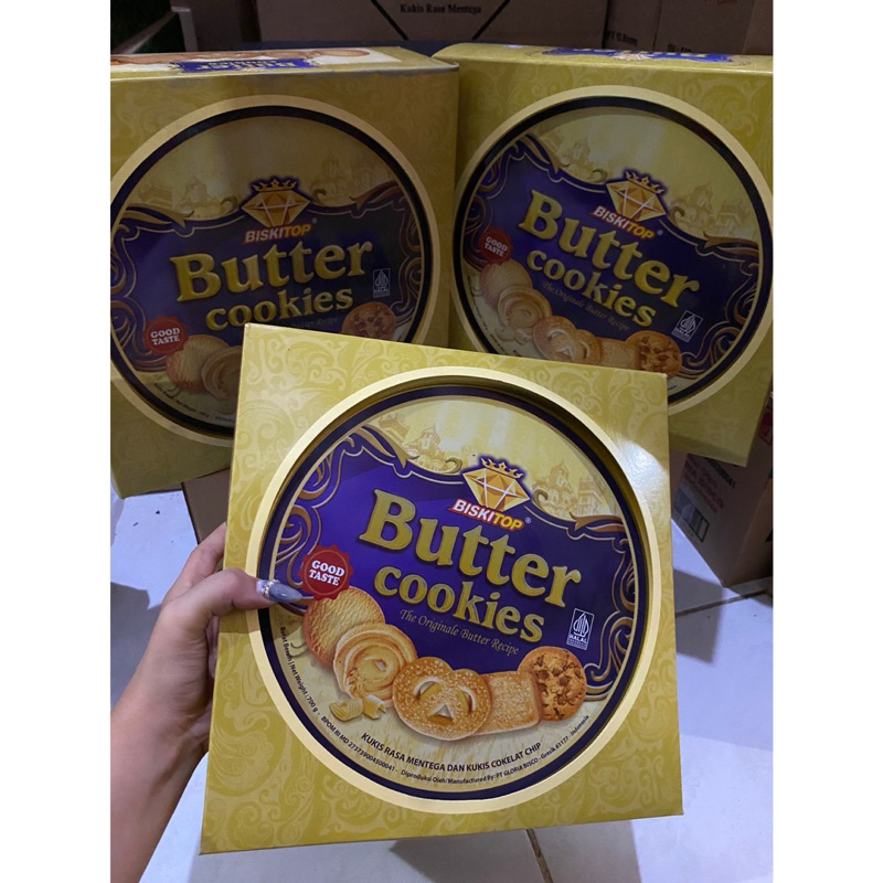 

Biskitop Butter Cookies kaleng premium 700g (ECER)