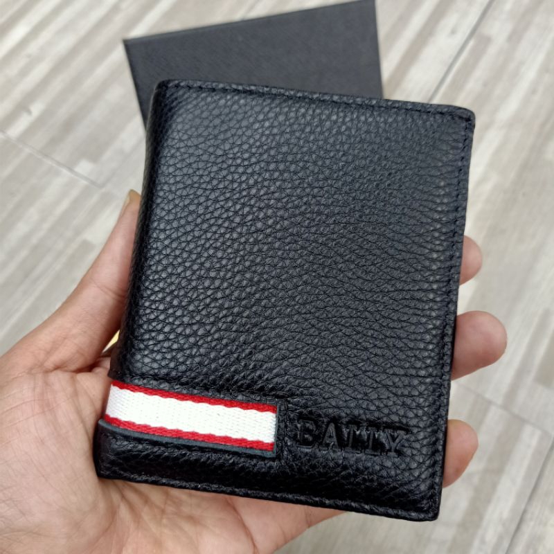 Dompet kulit Bally Vertikal dompet pria kulit