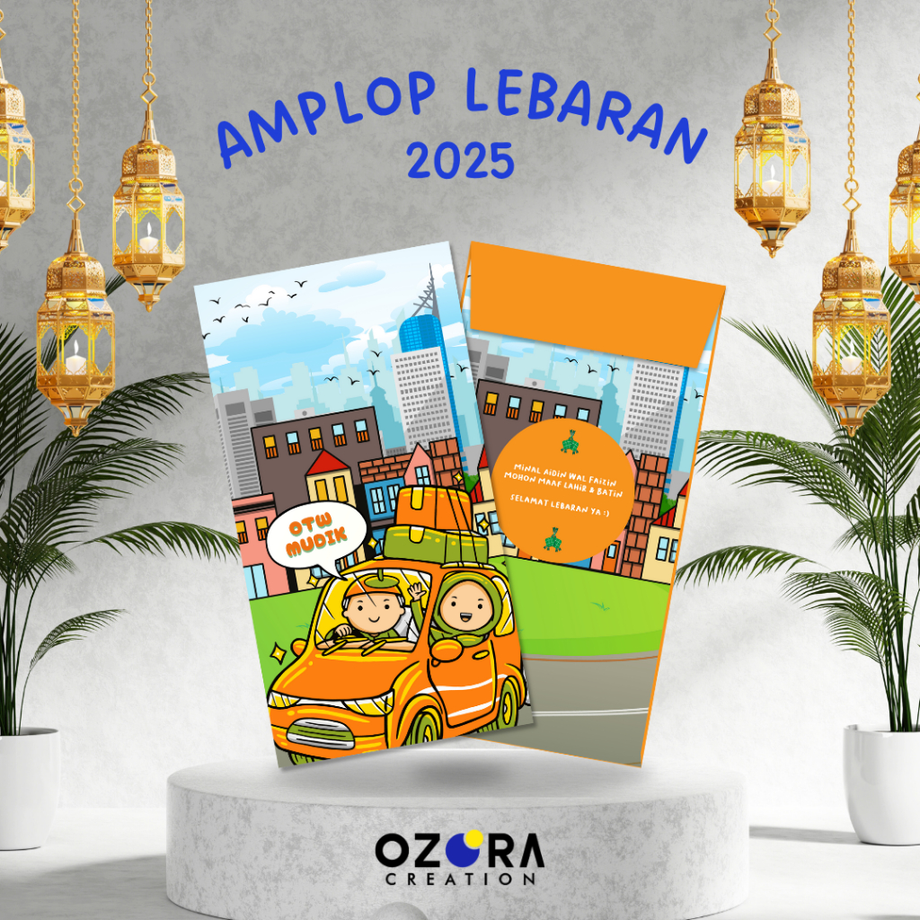 

Amplop Lebaran Besar 2025 | Amplop THR 2025 | Ukuran 17 cm x 9 cm | Isi 6 pcs | OZ13