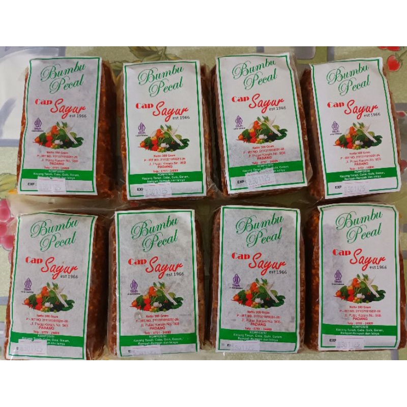 

BUMBU PECAL CAP SAYUR PADANG BUMBU PECAL SIAP MAKAN BUMBU PECAL INSTAN PRAKTIS ENAK