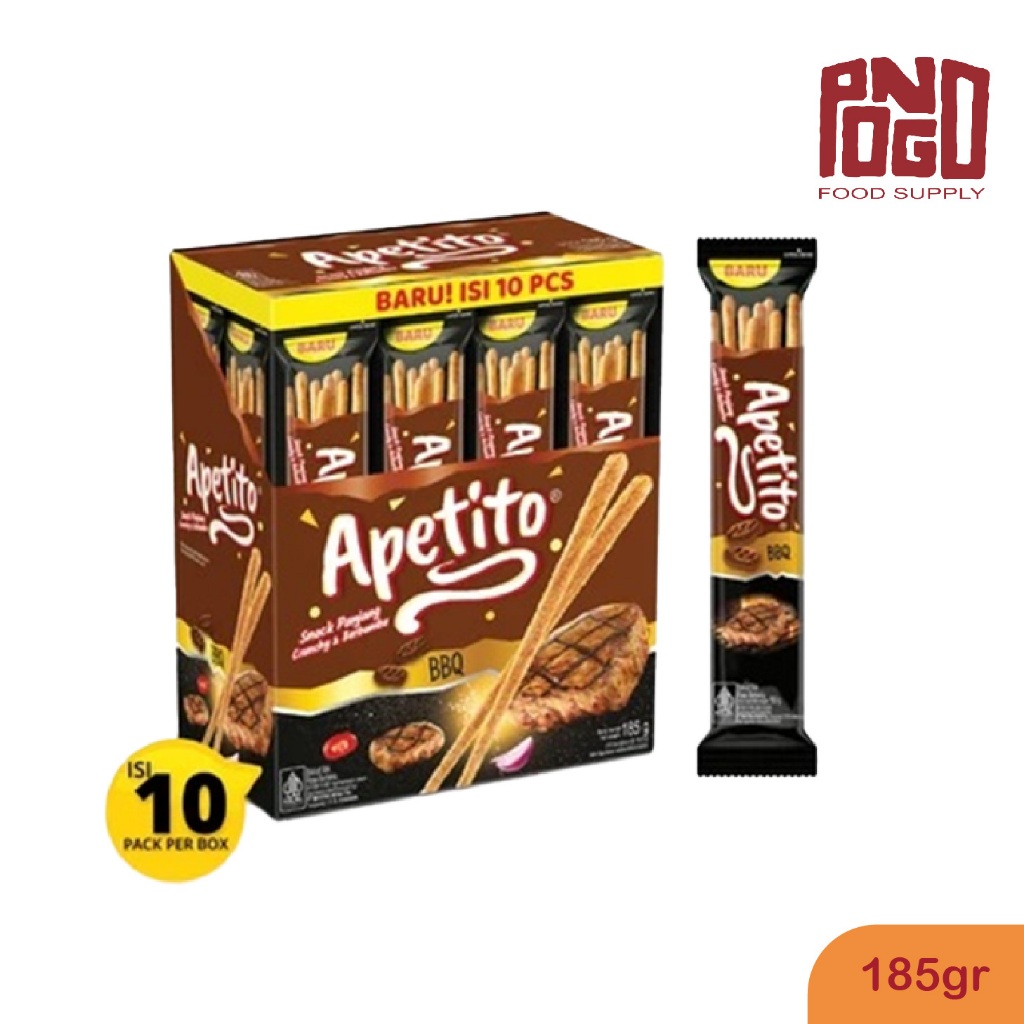 

Roma Apetito BBQ 185gr isi 10x18.5gr Snack Bumbu BBQ