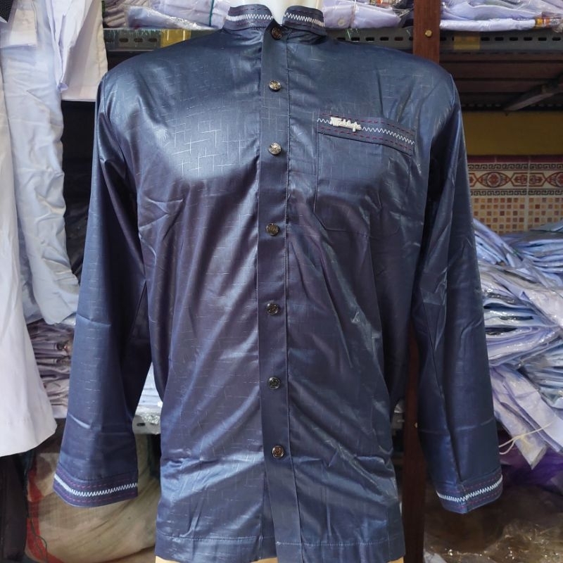 koko Lengan PANJANG AL-WAFA bahan SAUDI Embos sultan / koko lengan PANJANG AL-WAFA bahan saudi