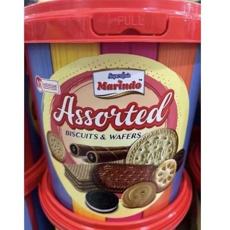 

Marindo Assorted 350gran biskuit dan wafer