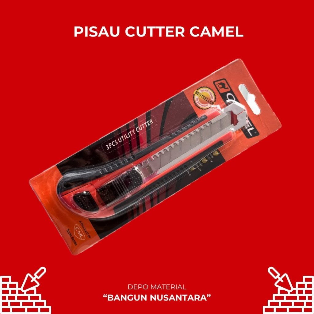 

Pisau Cutter CAMEL / 3pcs Utility Cutter
