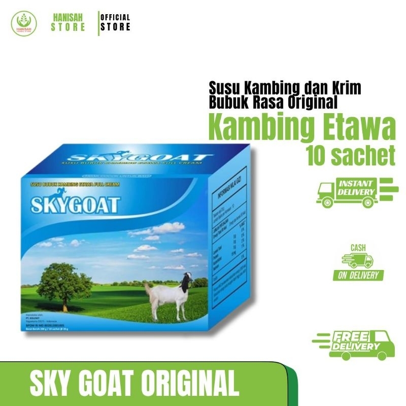 

SKY GOAT ORI, susu kambing etawa 10sachet