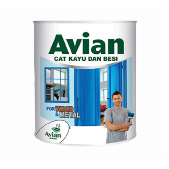 Cat Kayu & Besi Avian 1 KG 915 DARK GREY