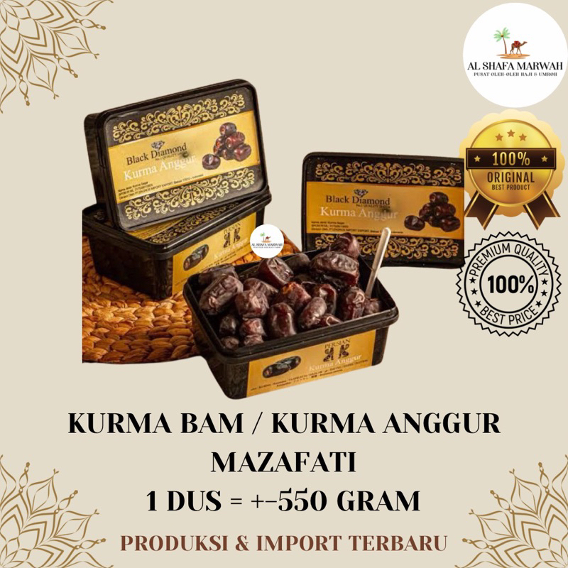 

Kurma Bam Black Diamond | Kurma Anggur | Kurma Mazafati | Kurma Bam