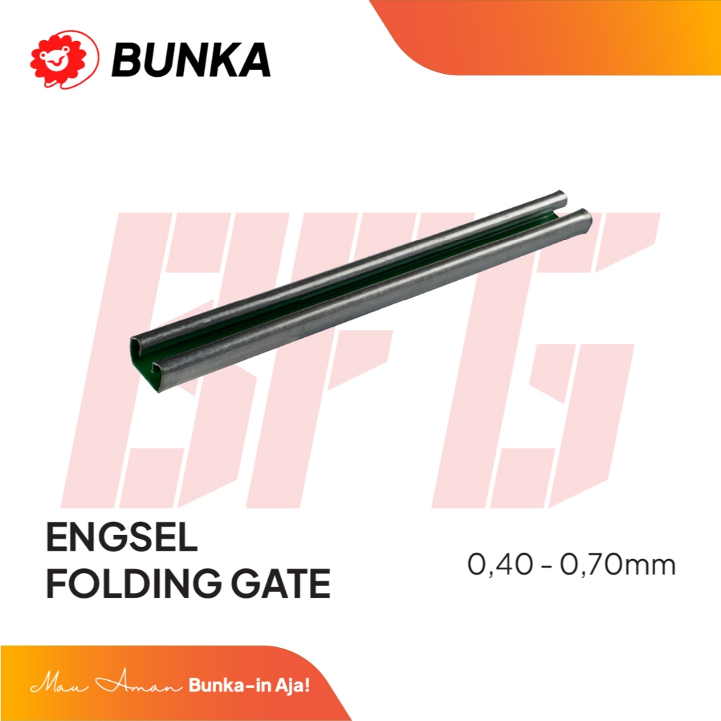 CUSTOM ENGSEL | BUNKA FOLDING GATE | BAHAN GALVALUM | KETEBALAN 0.45MM