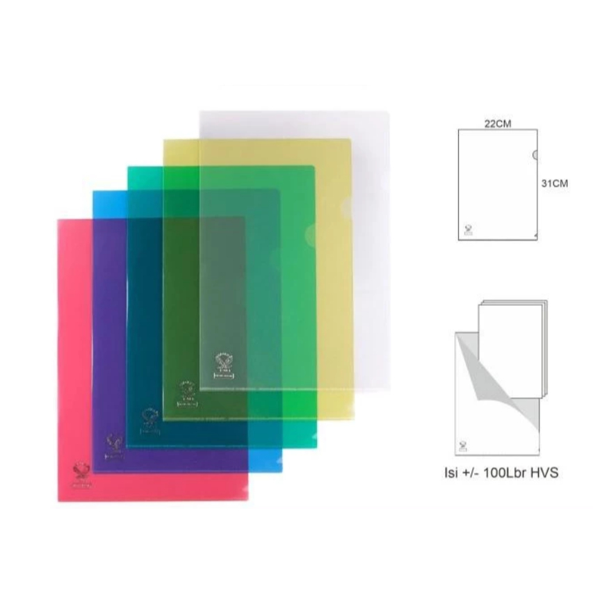 

EAGLE Dokumen Keeper Transparan A4 / Clear Holder / Display Book / Document Keeper E 201 Map L
