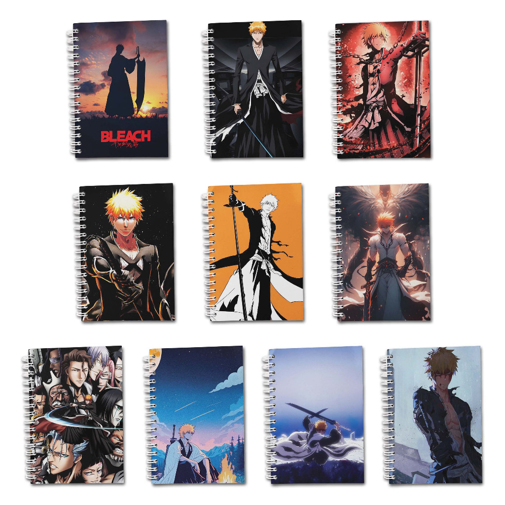 

Note Book Spiral Large (10 cm X 14 cm) Edisi Bleach #2 / Notebook A6 Custom / Seminar Kit Surabaya