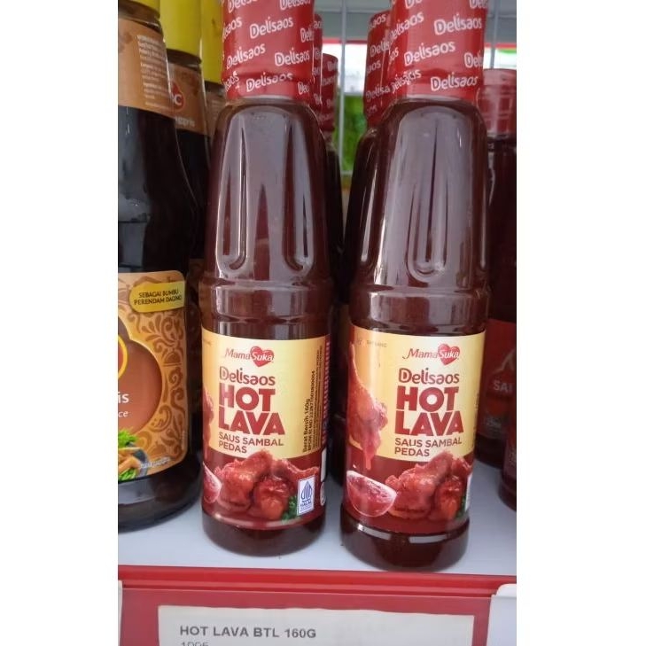 

Mamasuka Delisaos Hot Lava Saus Sambal Pedas 160gr Botol