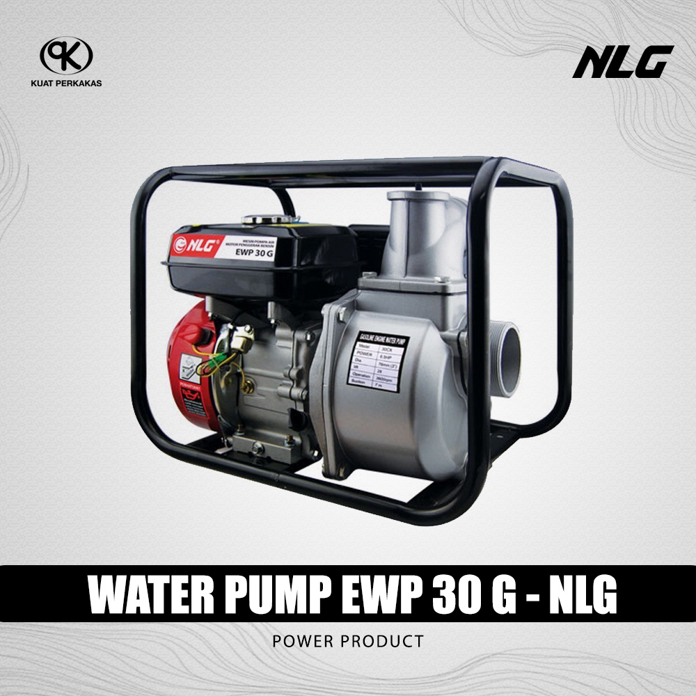 Water Pump 3" NLG EWP 30G Pompa Air 6.5HP Sedot Banjir Empang Sawah