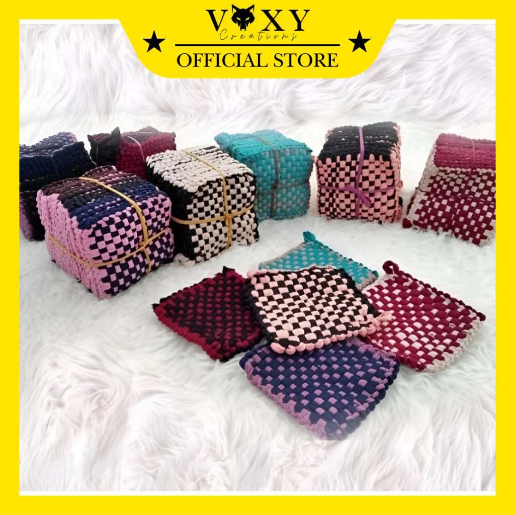 Cempal Anyam Tatakan Panci Panas / Cempal Pegangan Panci / Pegangan Panci / Cempal Dapur Anti Panas