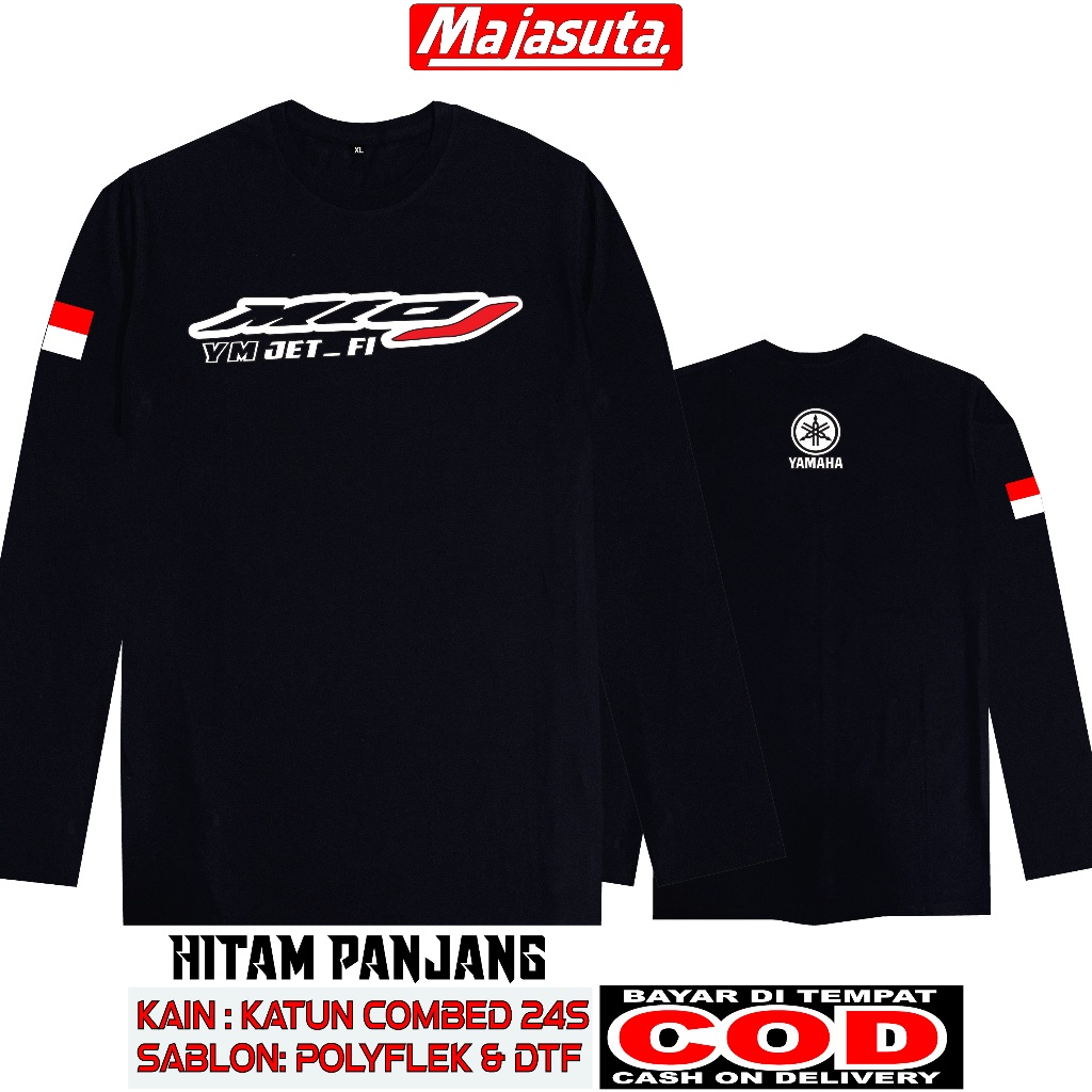 KAOS YAMAHA MIO J M1 KATUN COMBED 24S TEBAL//BISA COD//KAOS KOMUNITAS//KAOS CLUB//KAOS MOTOR//KAOS K