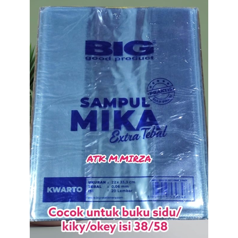 

Sampul Mika kwarto merk Big per Pak