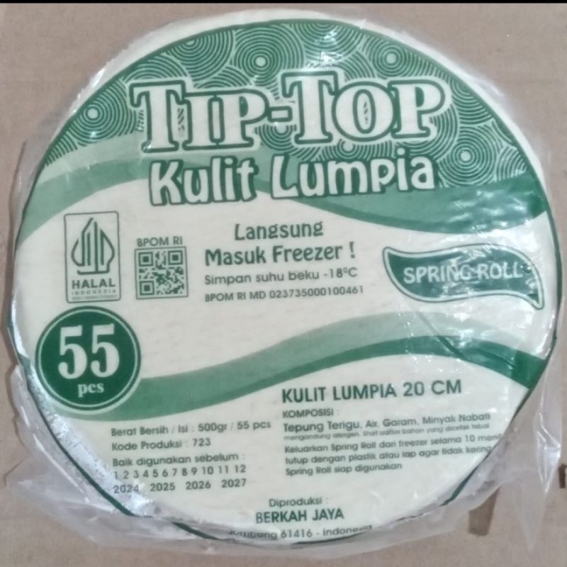 

Kulit Lumpia Tip Top Isi 55