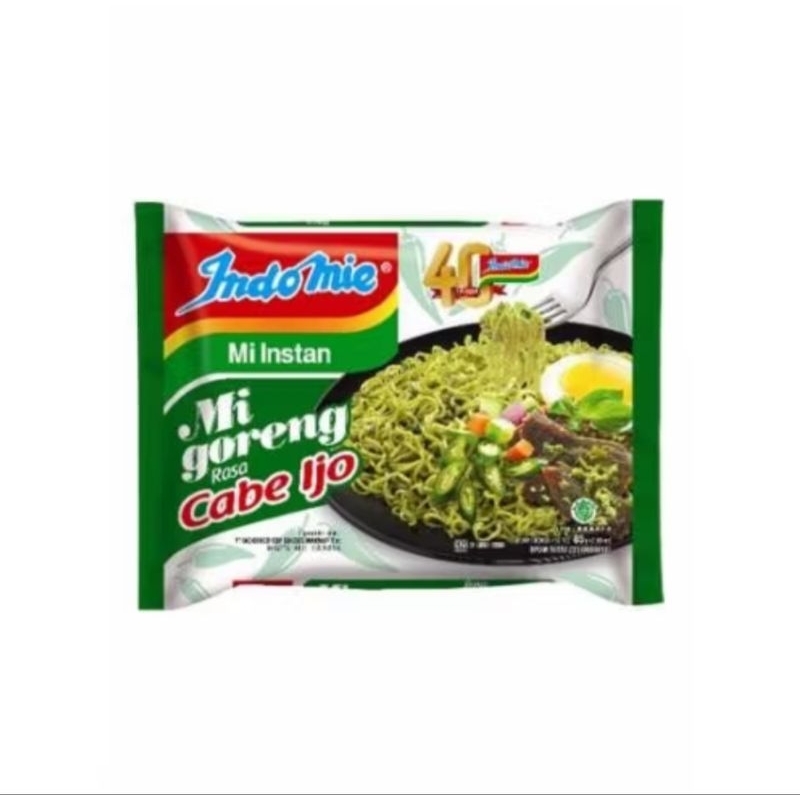 

Indomie cabe ijo 1 bungkus