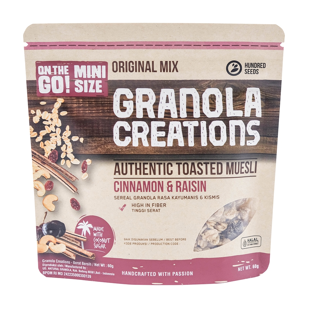 

Granola Creations - Cinnamon & Raisin 60g