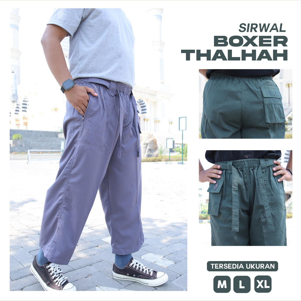 Celana Sirwal Celana Cingkrang Boxer dari Tazakka dengan Bahan Dril dan Nyaman Dipakai Sehari hari