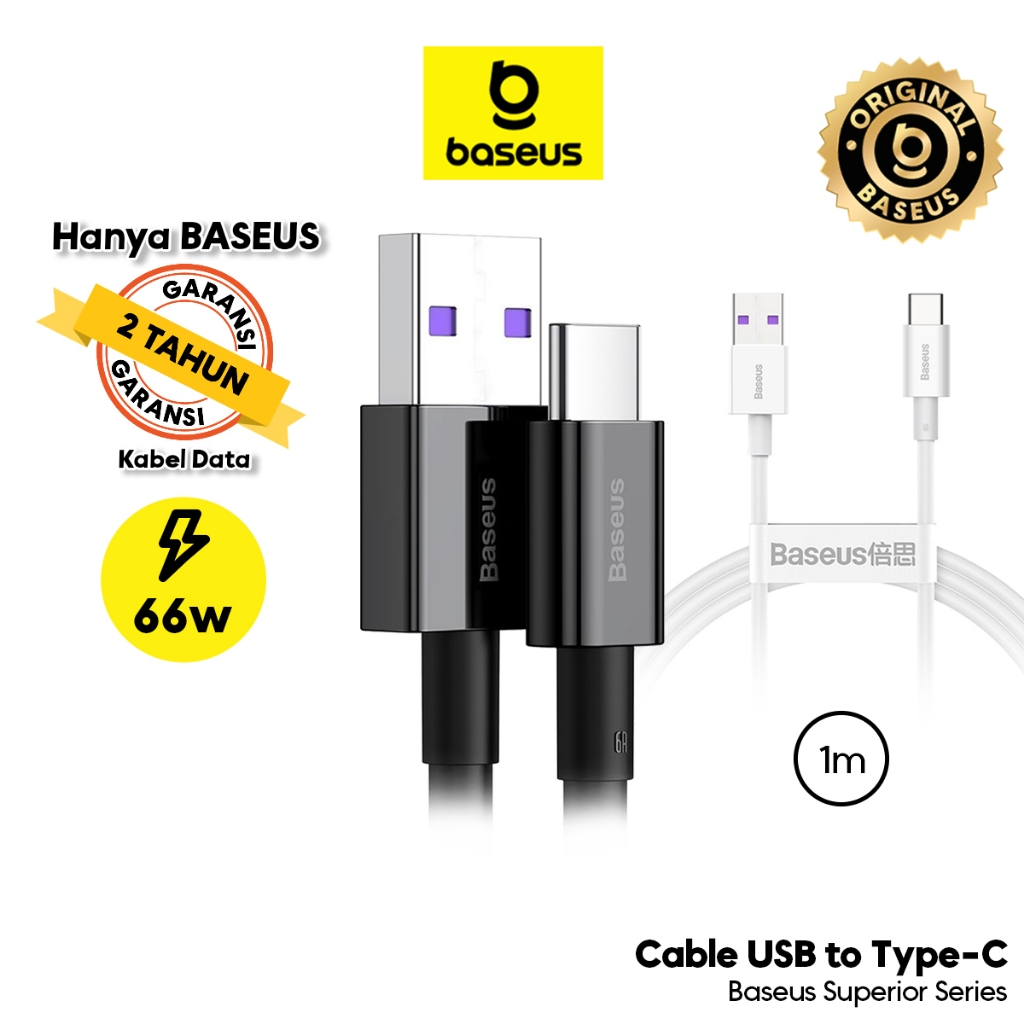 Baseus Kabel Data Superior Series Fast Charging Cable USB to Type-C 66W 1M