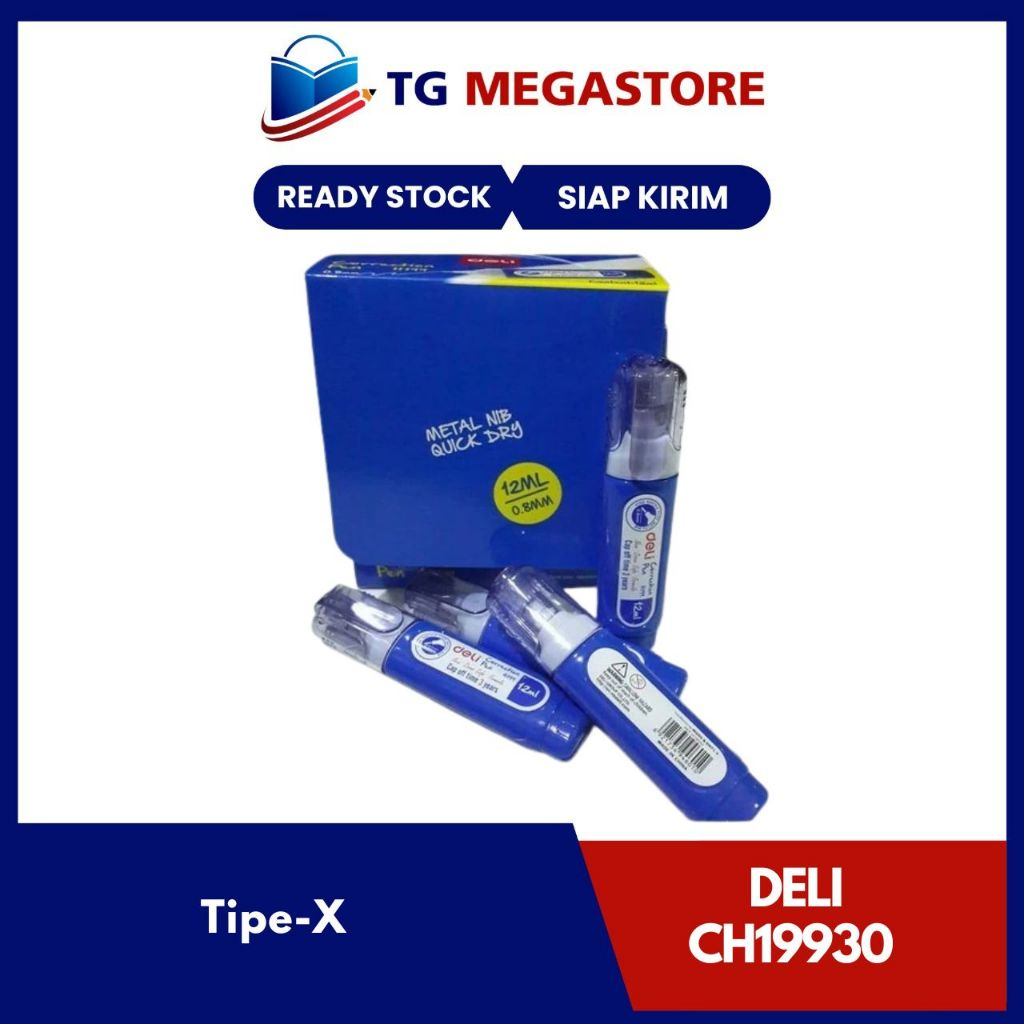 

Tipe-X Cair Correction Pen Deli CH19930