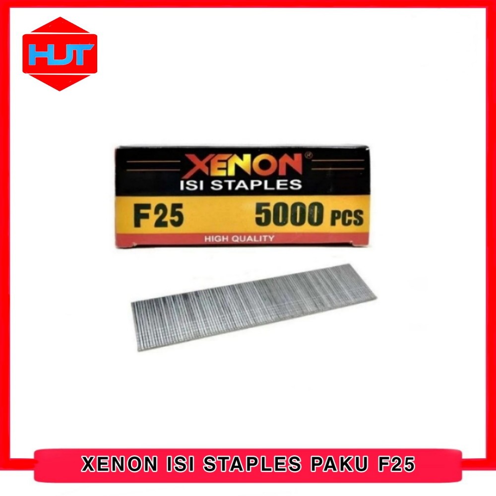 

XENON F25 isi Staples Paku Tembak Angin 2.5cm Lurus Refill Air Nailer