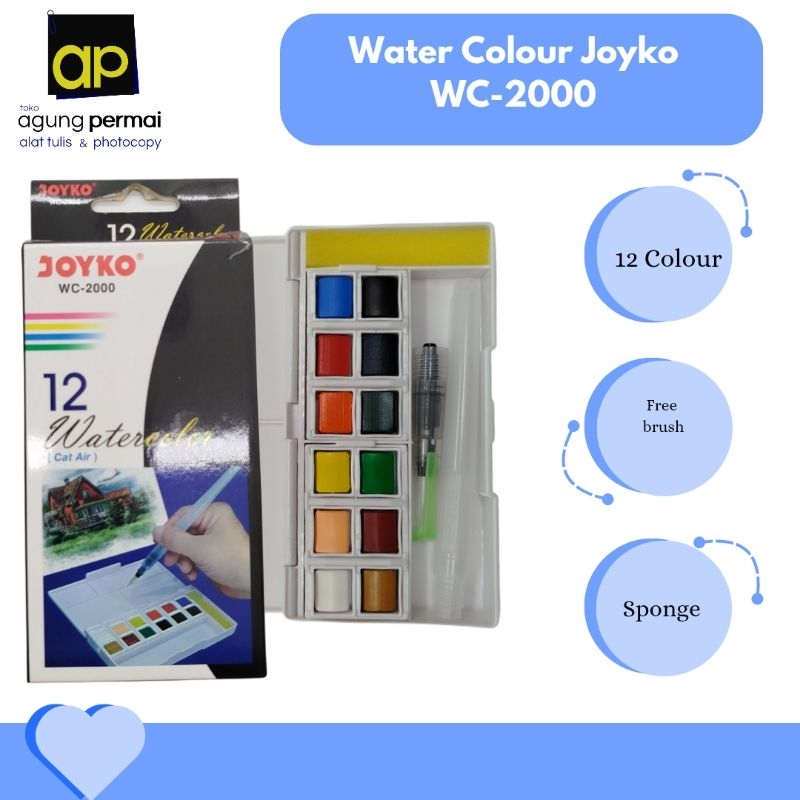

Water Colour Joyko WC-2000 (12 Color)