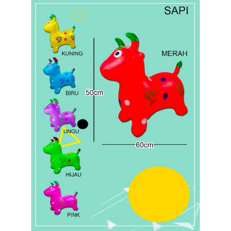 Animal Jumping Karakter Sapi